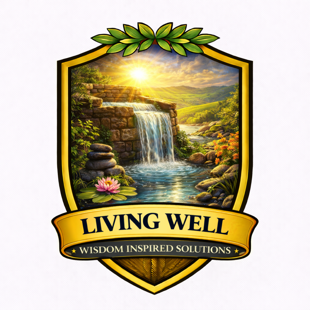 Living Well Wisdom Inspired Solutions crest